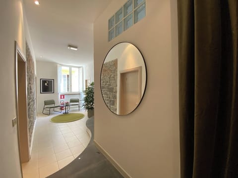 Interior entrance