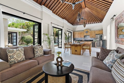Villa, 4 Bedrooms, Private Pool | Living area | Flat-screen TV