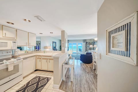 The fully equipped kitchen has everything you need to prepare meals for family & friends.