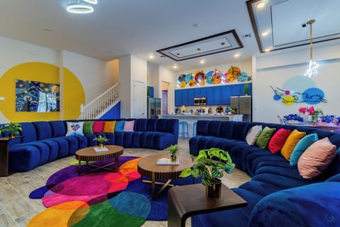 Perfect for family fun & relaxation 98” Smart TV w/ Disney+ & games on the PS5