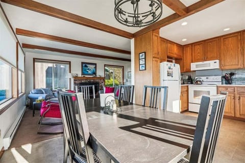 Dining Area looking into Kitchen at Falcon Getaway