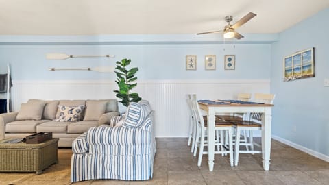 Entrance into open concept Kitchen, Living Room, and Dining Room.