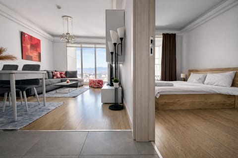 Deluxe Apartment, Balcony, City View | 1 bedroom, iron/ironing board, free WiFi