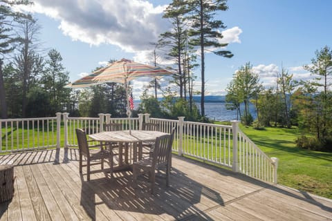 Imagine a beautiful, quiet morning with your favorite coffee out on the deck!