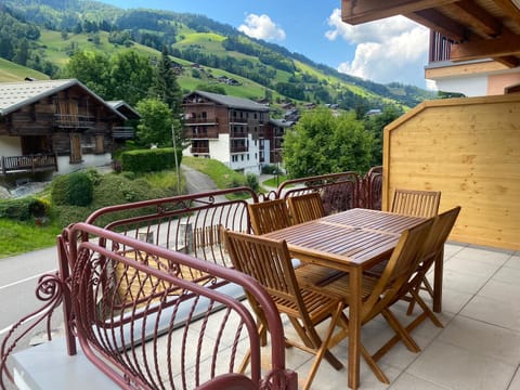 The terrace in summer