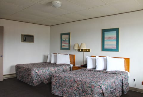 Standard Room, 2 Double Beds | Desk, laptop workspace, blackout drapes, soundproofing