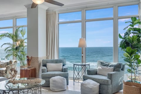 Elegant Coastal Living Space
