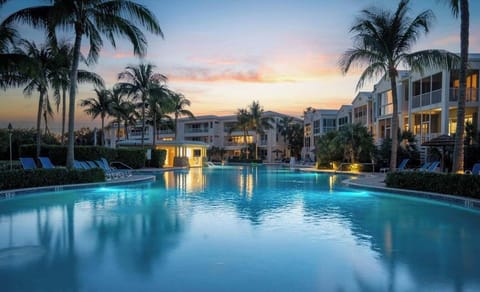 Oasis Pool at Sunset