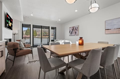 The view from the living room, dining area, and kitchen is phenomenal.
