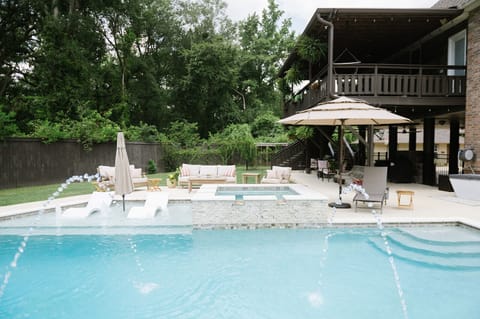Pool Patio Hot Tub