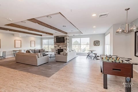 Where everyone can gather and hang out in the communal lounge