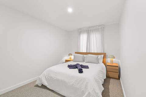 Queen bed in your bedroom #1,  with a window for fresh air and natural light.