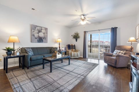 Living Area with Cable TV, Sleeper Sofa, Deck Access