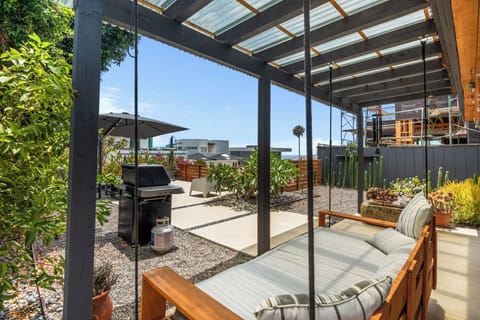 Backyard with View South.  Scaffolding Will Be Down in October.