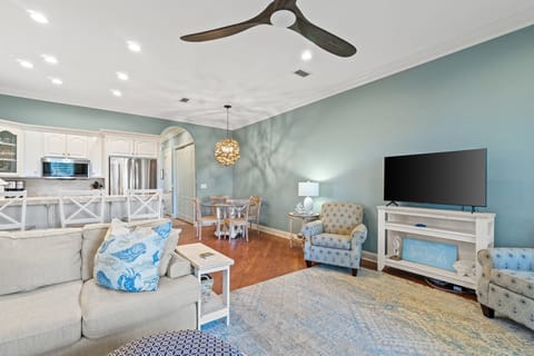 Barstools available for additional seating