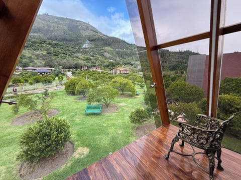 Luxury Cabin, Courtyard View | In-room safe, desk, laptop workspace, blackout drapes