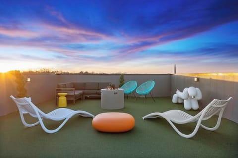 Unwind and soak up the city views from our stunning rooftop terrace.
