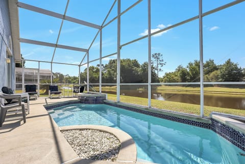 Your private pool/spa with lake view