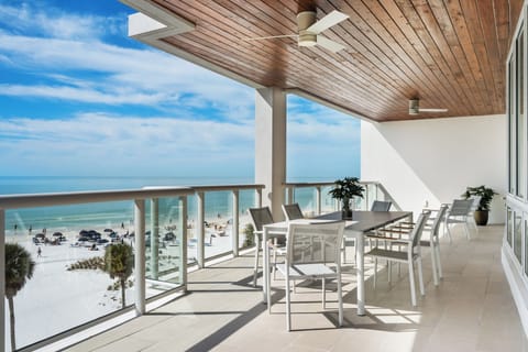 Private Terrace with Direct Gulf Views