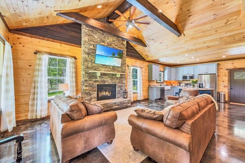 Modern spacious living room