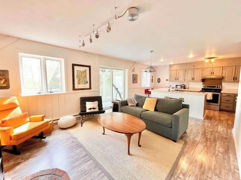 2nd floor living room with comfy seating.