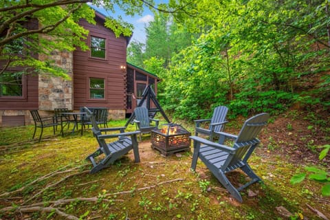 Enjoy cozy nights by the firepit under the stars
