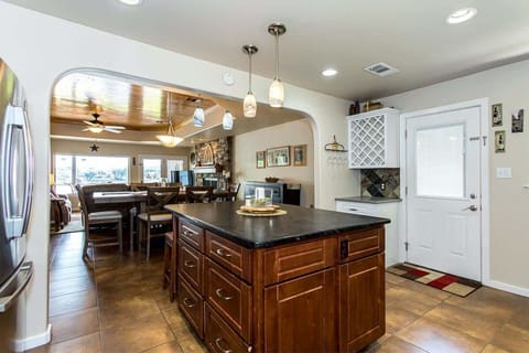 Kitchen Island for additional cooking space 