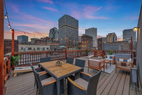 This property offers a breathtaking rooftop experience with stunning panoramic city views — the perfect place to unwind, enjoy sunset cocktails, and watch the skyline come alive at night.