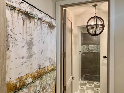 Hair dryer, bathrobes, slippers, towels