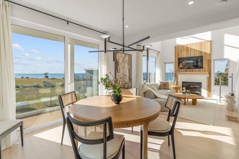 Dining room with view