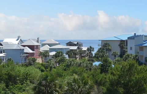 Penthouse condo with partial ocean views