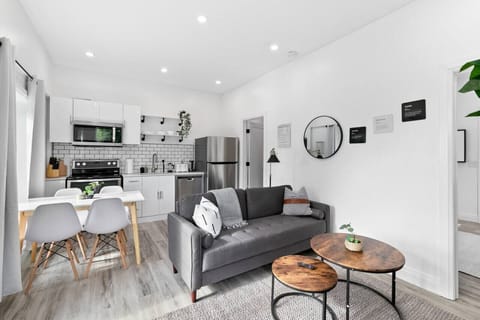 Relax in the living room and watch your favorite shows, lounging is a great way to unwind after a long day.