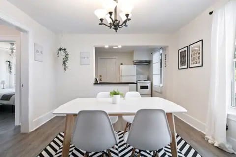 The dining area encourages you to gather with friends, enjoy a drink, and create lasting memories.