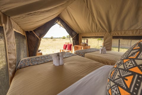 Basic Tent, Patio, Garden View | 1 bedroom, in-room safe