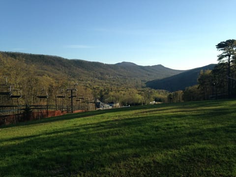 View down the Geronimo slope in the summer