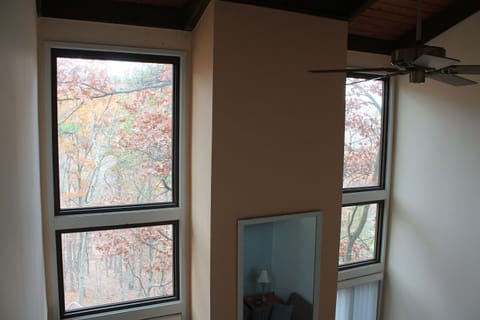 View from the upstairs hallway