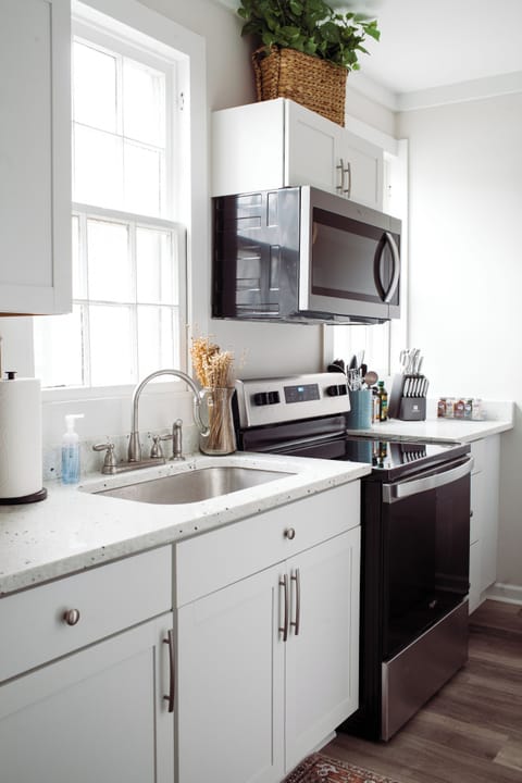 One of our fully renovated kitchens to meet your needs.