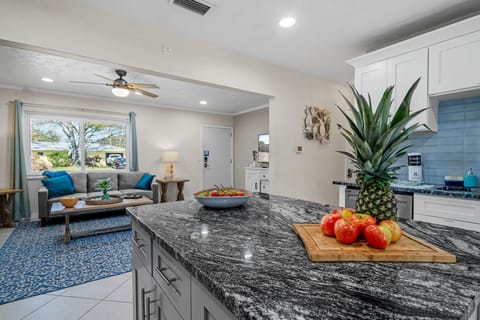 Perfect for family meals, the dining area offers comfort, style, and space for everyone to connect. #BradentonVacation #FamilyGetaway #FloridaStay