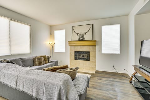 Living Room | 1st Floor | 2-Story Home | Central A/C & Heating