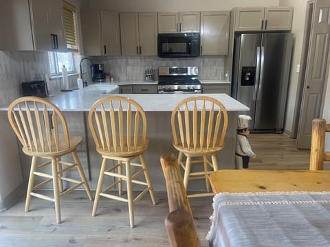 Upstairs kitchen area