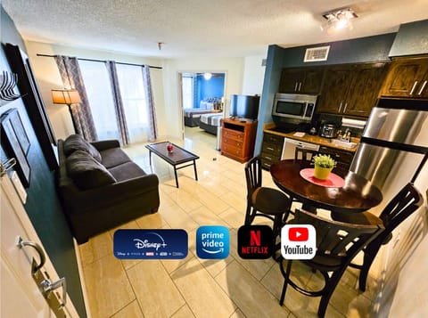 Bright and welcoming table for four—perfect for meals or game nights.