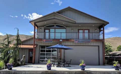 Private rental includes entire top floor, grill, and shared patio space.