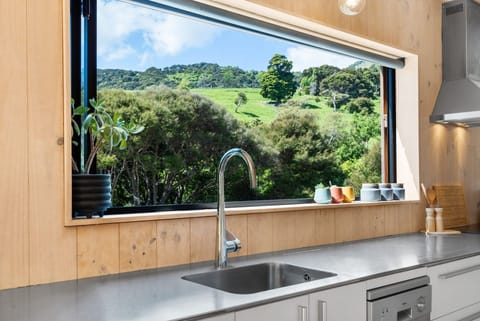 View of the valley from the kitchen window