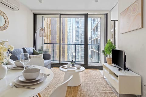Tastefully furnished living area.