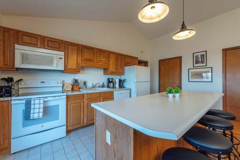 Our fully stocked kitchen