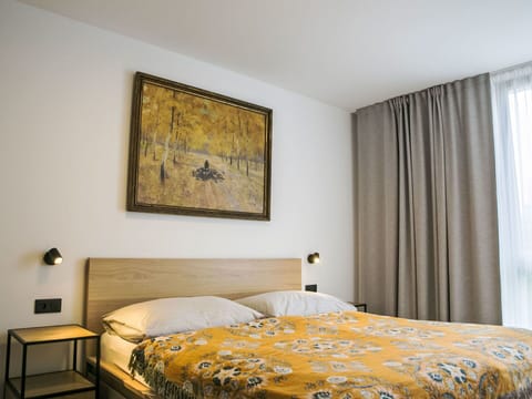 Bed, Furniture, Interior Design, Bedding, Bedroom, Floor, Flooring, Wall, Bed Sheet, Room