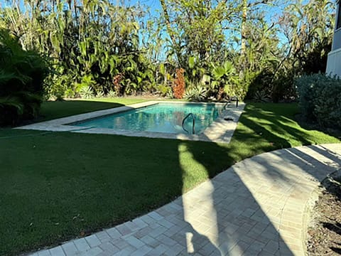 Shared pool exclusively for guests of this duplex property.