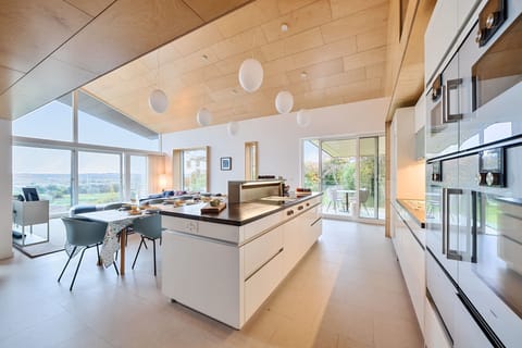 Jessamy, Wimborne: The main kitchen sits on the first floor with a walk-in pantry behind