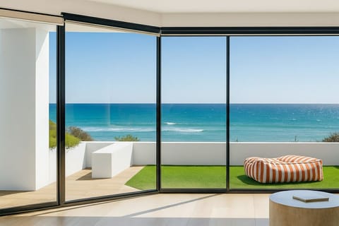 Your private beachfront oasis awaits, located just steps to Henley Square!