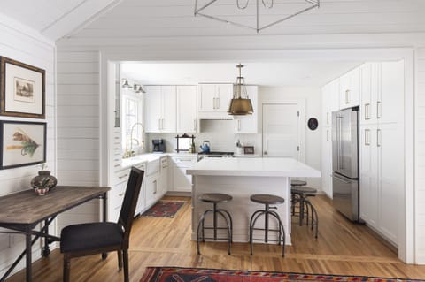 kitchen and workspace